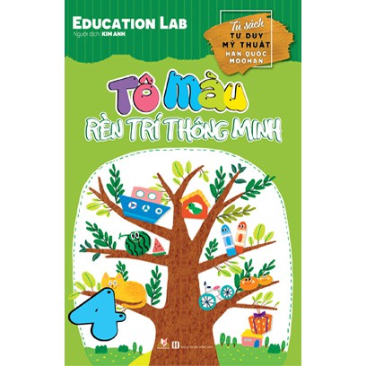 Sách - Tô màu rèn trí thông minh Tập 4 - VLG