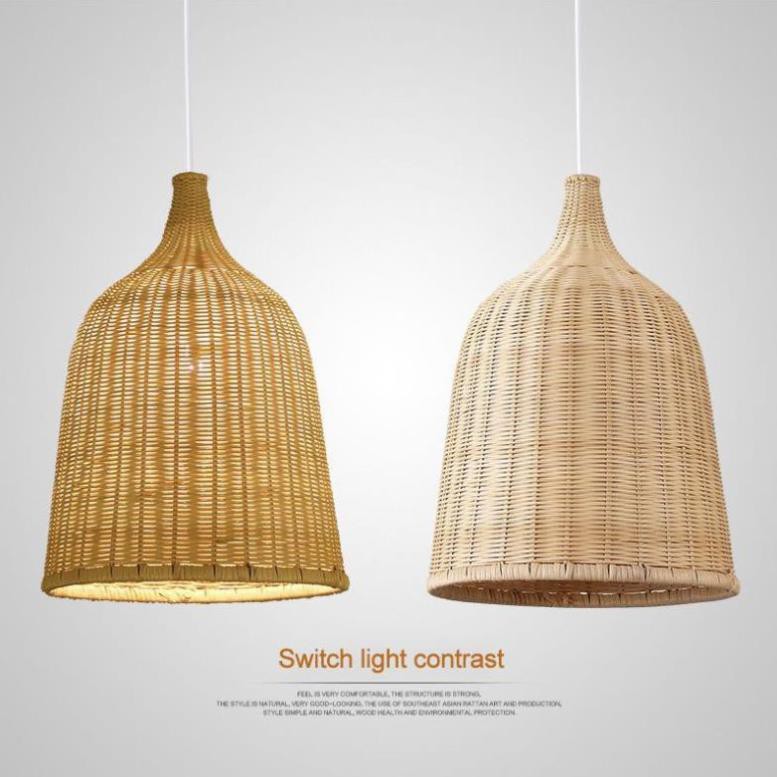 Xưởng SX- Đèn mây tre đèn tre thả trần DMT006 -Tre Việt