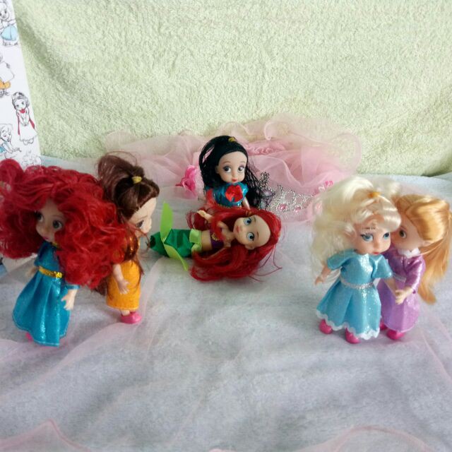 Set 6 búp bê công chúa Disney - Hàng nhập khẩu