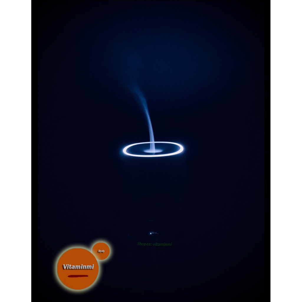 Máy Xông Tinh Dầu Xiaomi HL 120ml Đèn LED Mini TRẮNG 2020 - Tạo Ẩm, Khử Bụi, Kháng Khuẩn Bằng Ion Âm - Sóng Siêu Âm