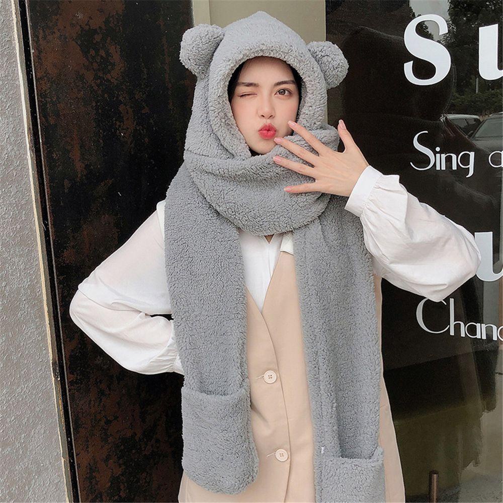 Mũ Beanie Vải Bông Thời Trang Mới Lạ Ấm Áp Dành Cho Bạn Nữ