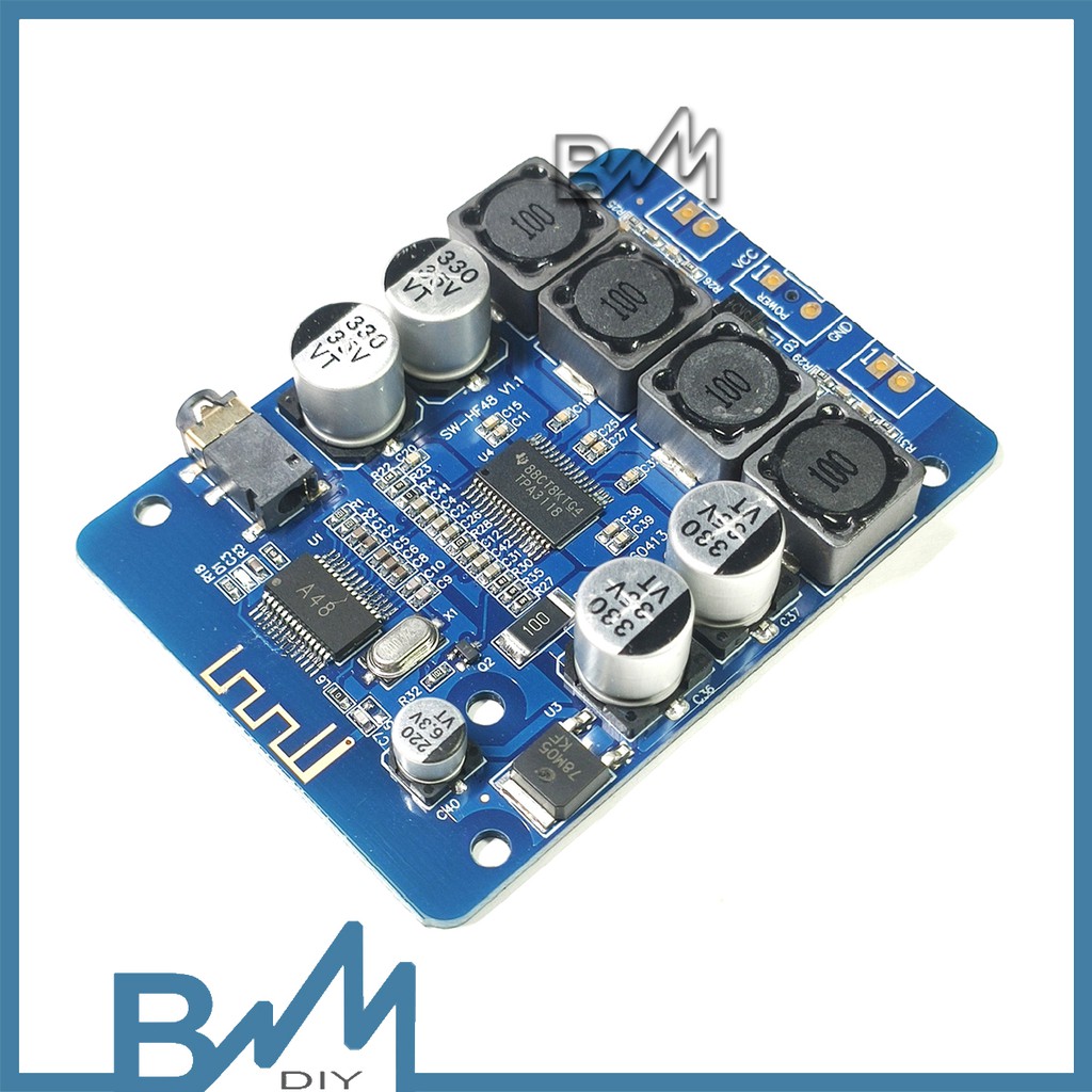 Mạch khuếch đại âm thanh bluetooth TPA3118 2x30W chính hãng Sanwu ...