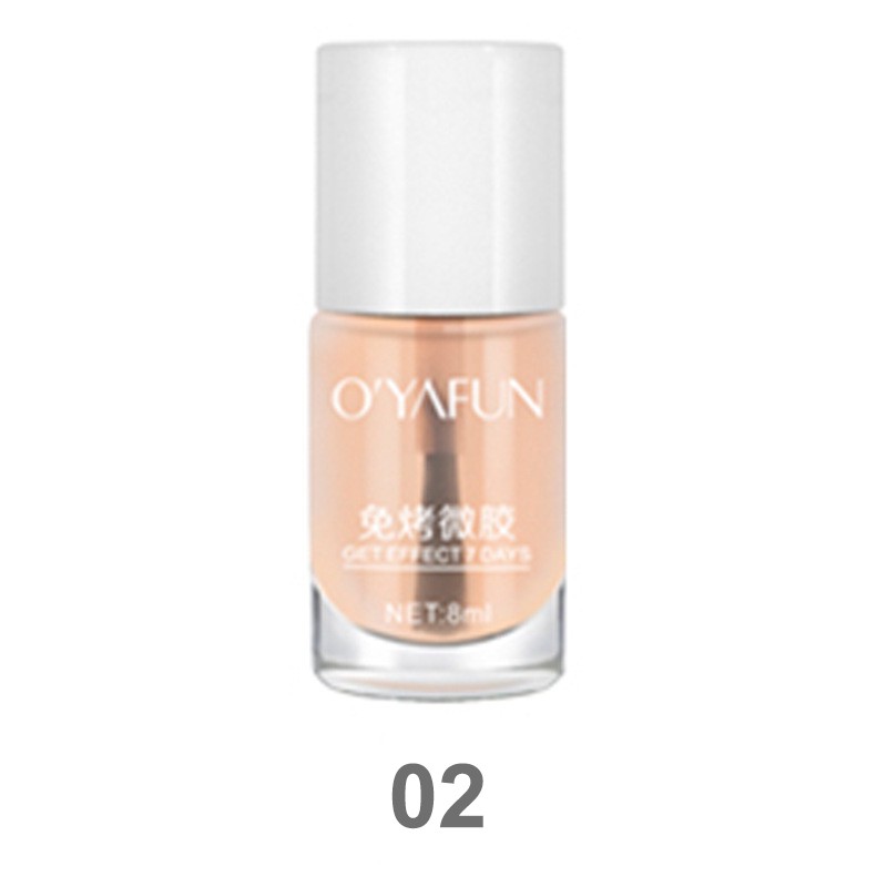 Sơn móng tay thường dạng lột kim tuyến Oyafun nắp trắng 8ml - 40 màu link 1 màu 01 -20