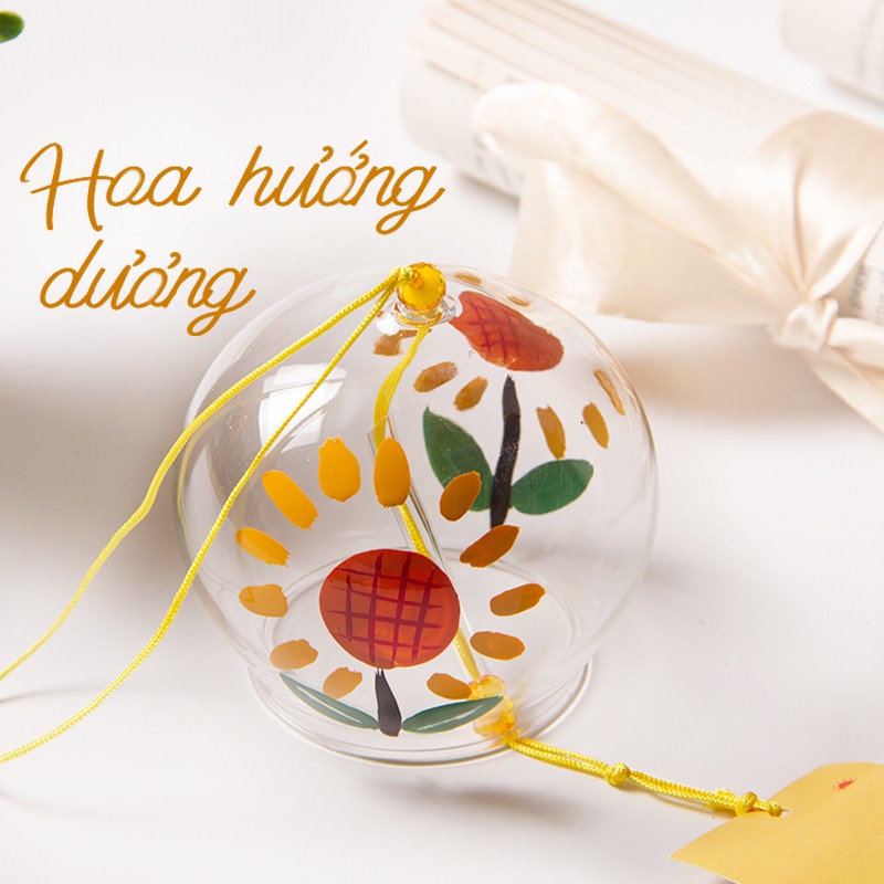 Chuông gió Furin Thủy Tinh Nhật Bản [20 MẪU] Cầu May mắn