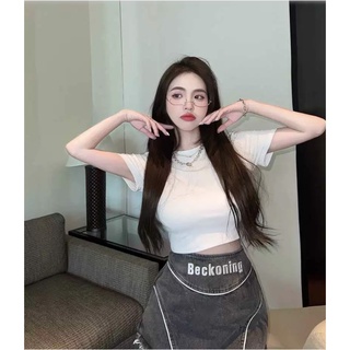 Set chân váy áo croptop nữ cá tính