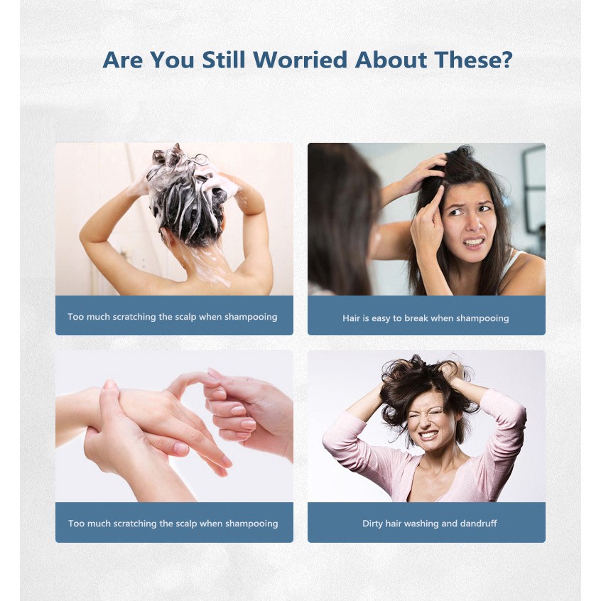 Bàn Chải Gội Đầu Bằng Silicon Mát Xa Chất Lượng Cao Tiện Dụng | BigBuy360 - bigbuy360.vn