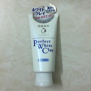 sữa rửa mặt Senka Perfect White Clay 120g nội địa nhật (màu trắng)