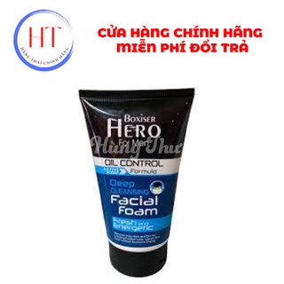 Sữa rửa mặt Hero dành cho nam chống nhờn, sạch sâu, ngừa mụn