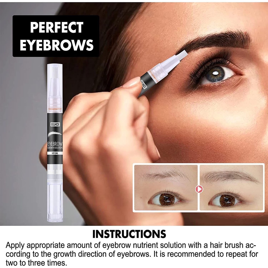 Serum KAREN 3ml Dạng Lỏng Giúp Tăng Trưởng Lông Mày Dày Tự Nhiên Nhanh Chóng Và Hiệu Quả
