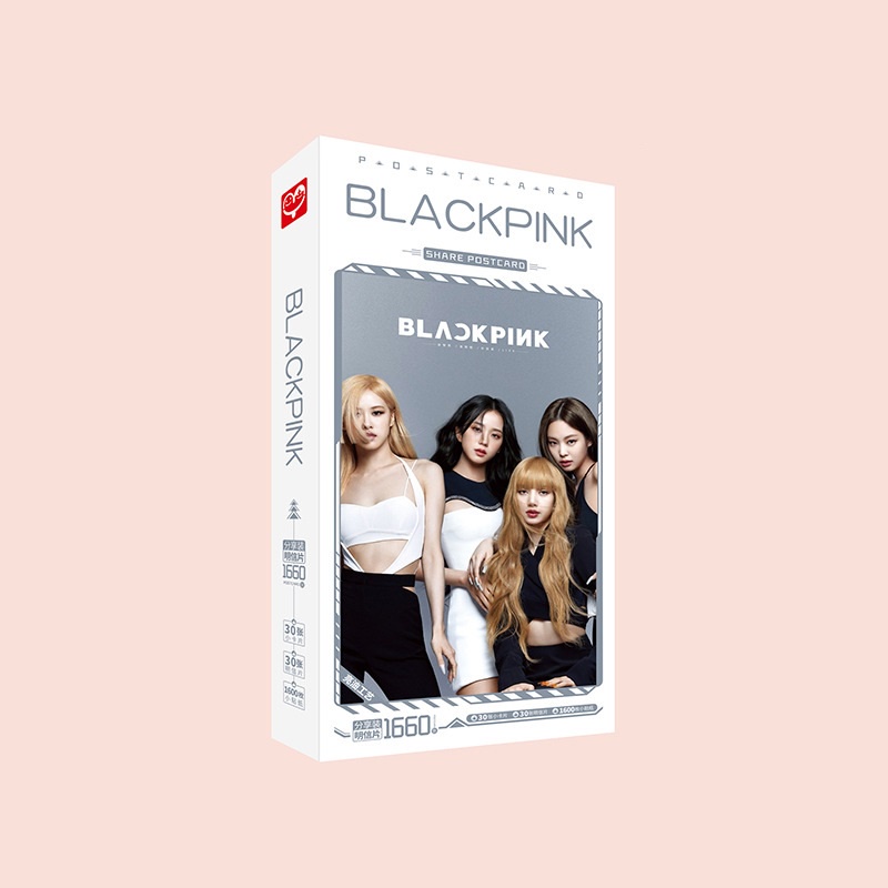 Postcard Blackpink kèm hình dán mẫu mới nhất 2021