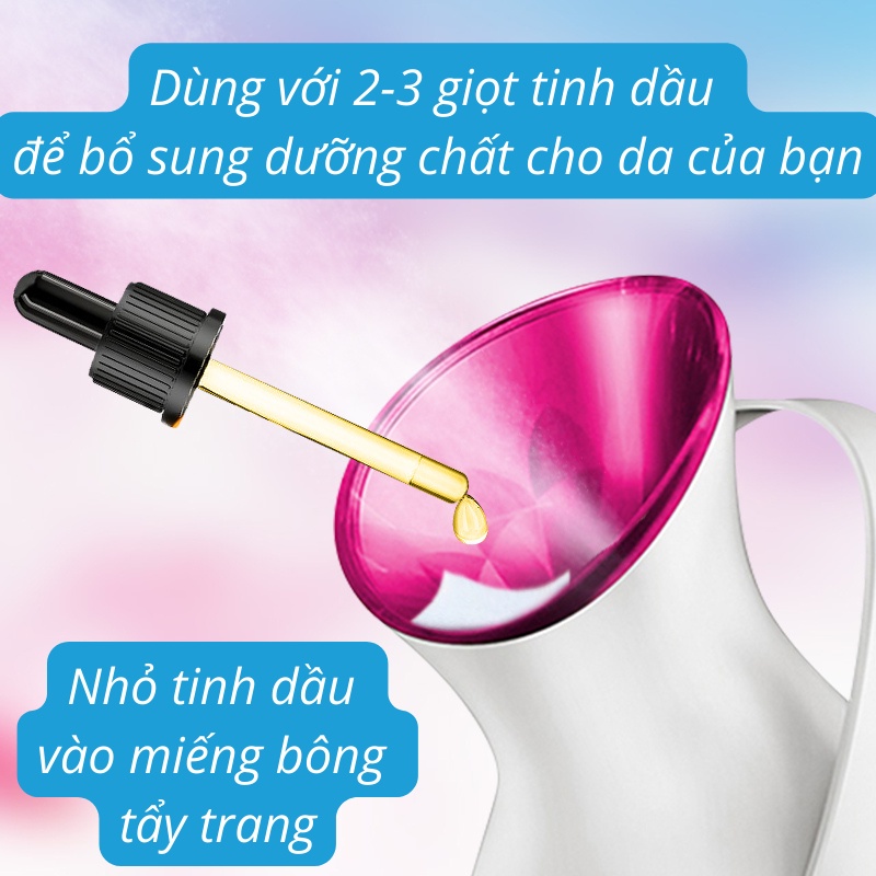 Máy Xông Mặt Cao Cấp, Máy Xông Hơi Da Mặt - Máy Xông Mặt Phun Nano KONKA Chính Hãng, Máy Xông Nóng ion Âm