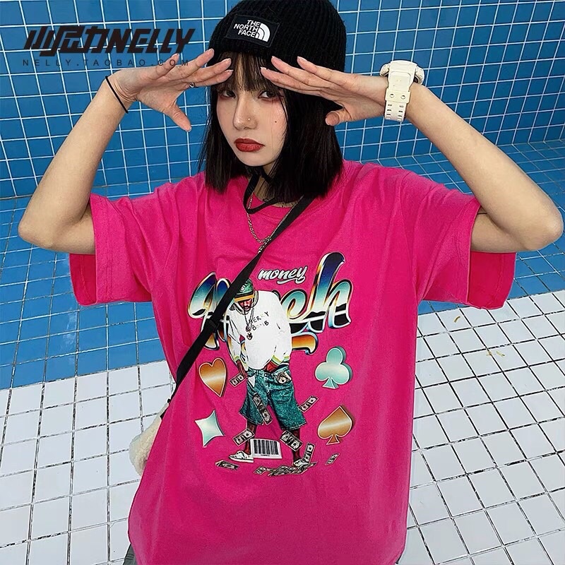 Áo phông nelly hồng A14-05