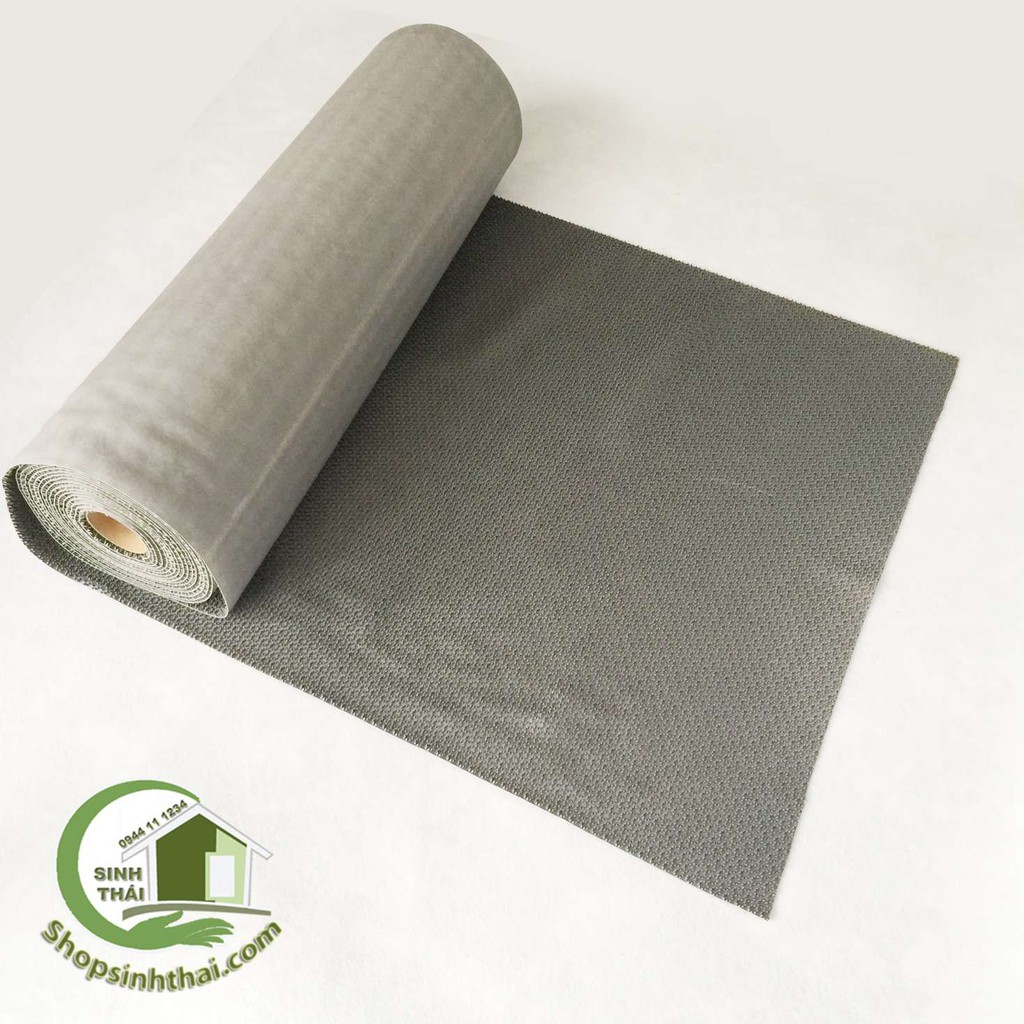 Thảm nhựa gai hoa cúc màu xám - chống trơn trượt -  - cắt liền thành 1 tấm lớn