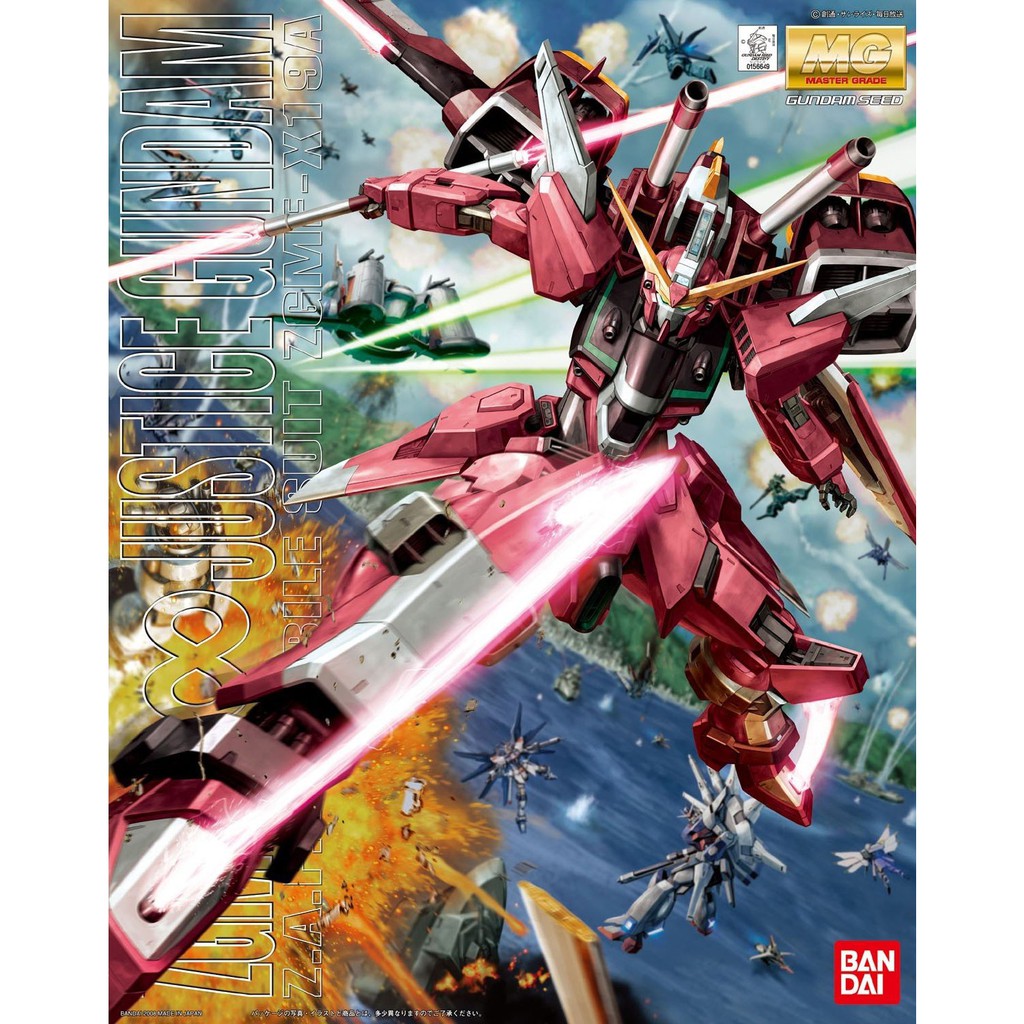 Mô hình lắp ráp MG ZGMF-X19A Infinite Justice Gundam 1/100 Bandai