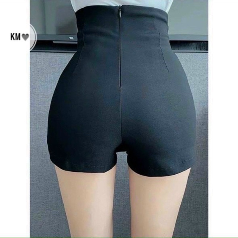 QUẦN SHORT VẢI DÁNG ÔM CẠP SIÊU CAO TÔN DÁNG MS90103 (B4-4)