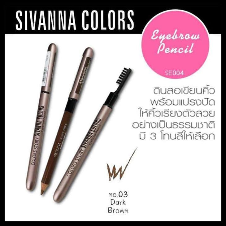 (hàng Mới Về) Chì Kẻ Lông Mày Sivanna Màu Sắc Thời Trang | BigBuy360 - bigbuy360.vn