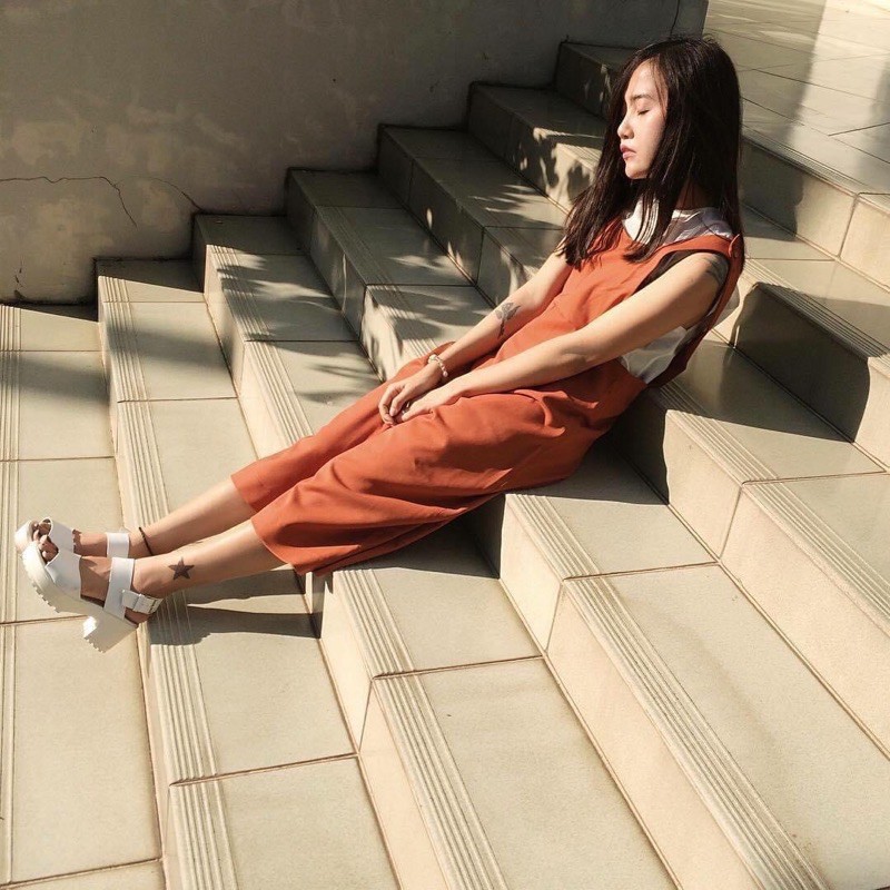 Quần Yếm Ống Rộng Culottes Basic J003 | BigBuy360 - bigbuy360.vn