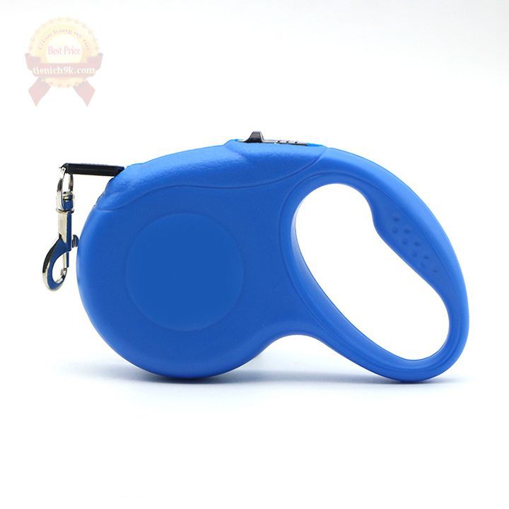 Xích điều chỉnh độ dài cuộn rút gọn dắt chó mèo thú cưng Loại Trơn sang trọng