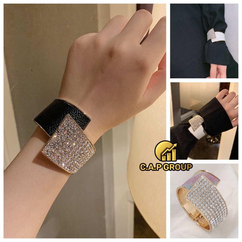 Vòng tay nữ đính đá Hàn Quốc lấp lánh Bling Bling sang chảnh