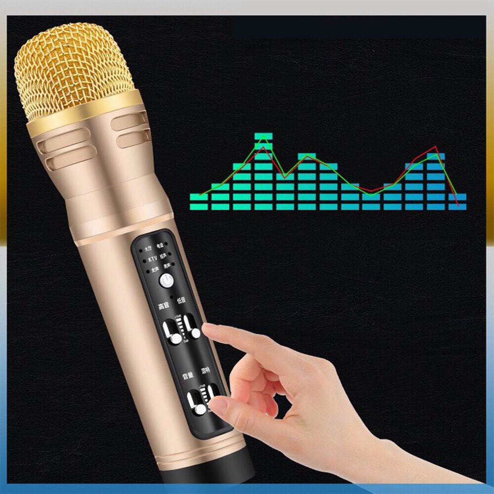 [FULL PHỤ KIỆN] Mic C28 thu âm, hát karaoke, livetream tiktok,bigo - thiết kế nhỏ gọn, sang chảnh