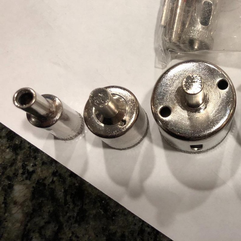 Bộ 12 đầu khoan kim cương đục lỗ kính/gạch chuyên dụng