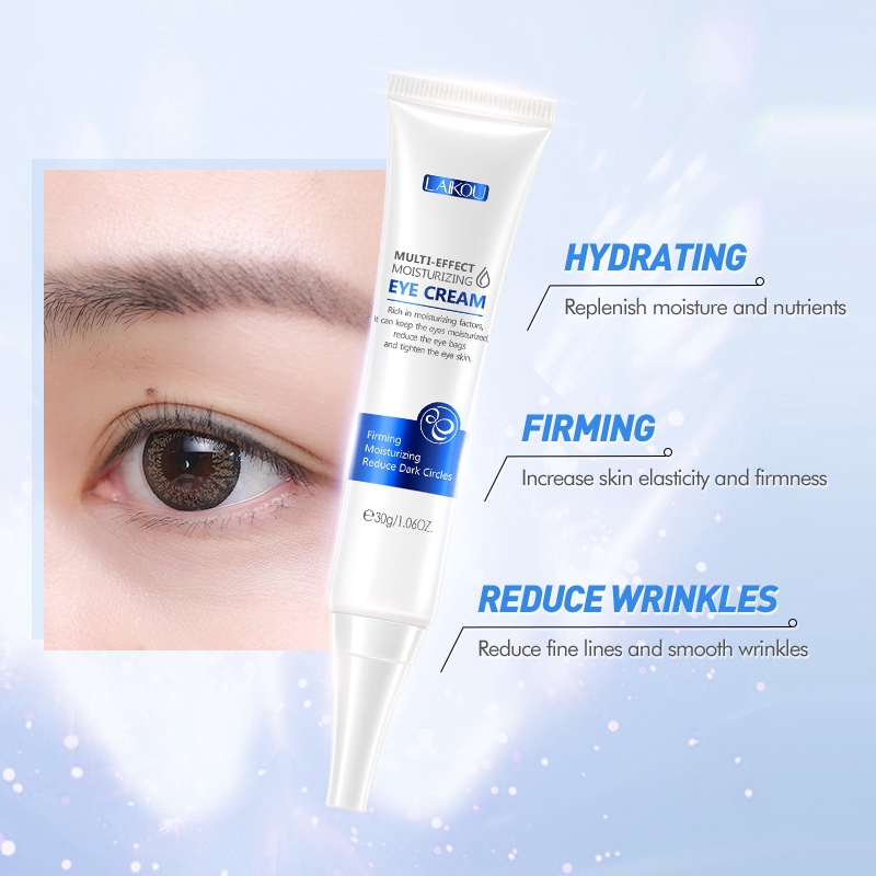 Set kem dưỡng da mặt LAIKOU gồm kem dưỡng axit hyaluronic 25g /kem dưỡng mắt 30g/mặt nạ ngủ 3g/serum 17ml cao cấp
