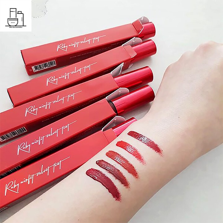Son Kem Lì Care:nel Ruby Airfit Velvet Tint
