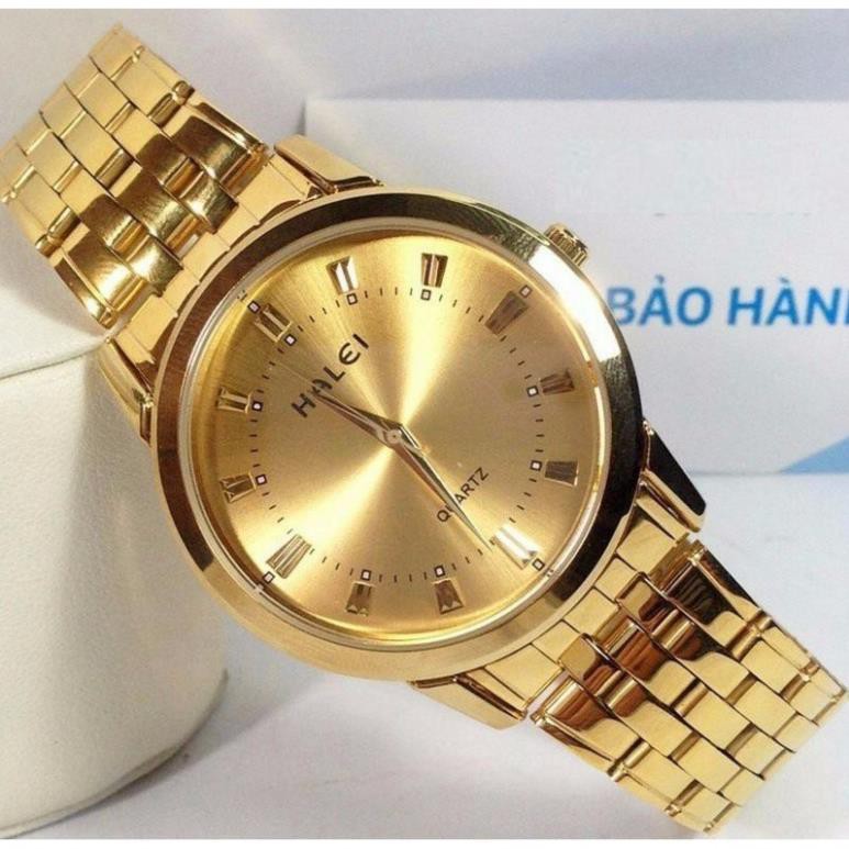 Đồng hồ nữ Halei 502L dây vàng sang trọng tinh tế