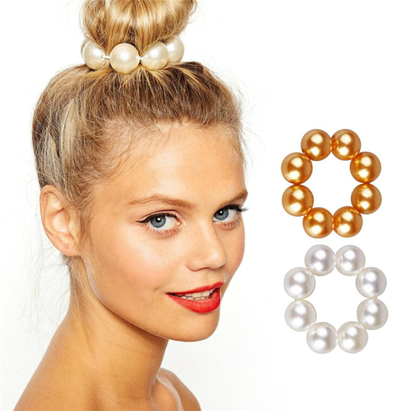 Dây buộc tóc đính đá kiểu dáng thời trang cho nữ