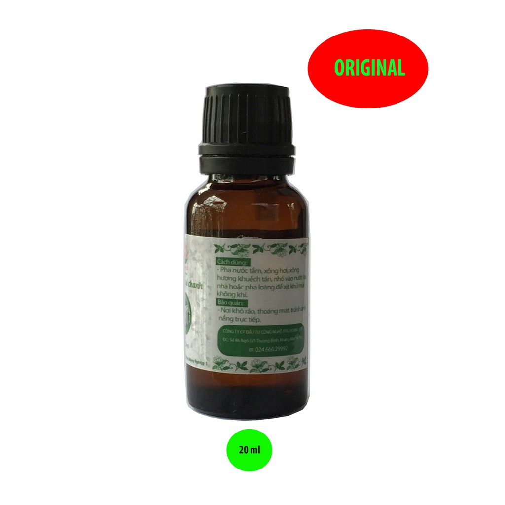 [ KHUYẾN MÃI ] Tinh dầu sả chanh nguyên chất GreenOil - 10ml, xông hương, đuổi muỗi, kiến ba khoang