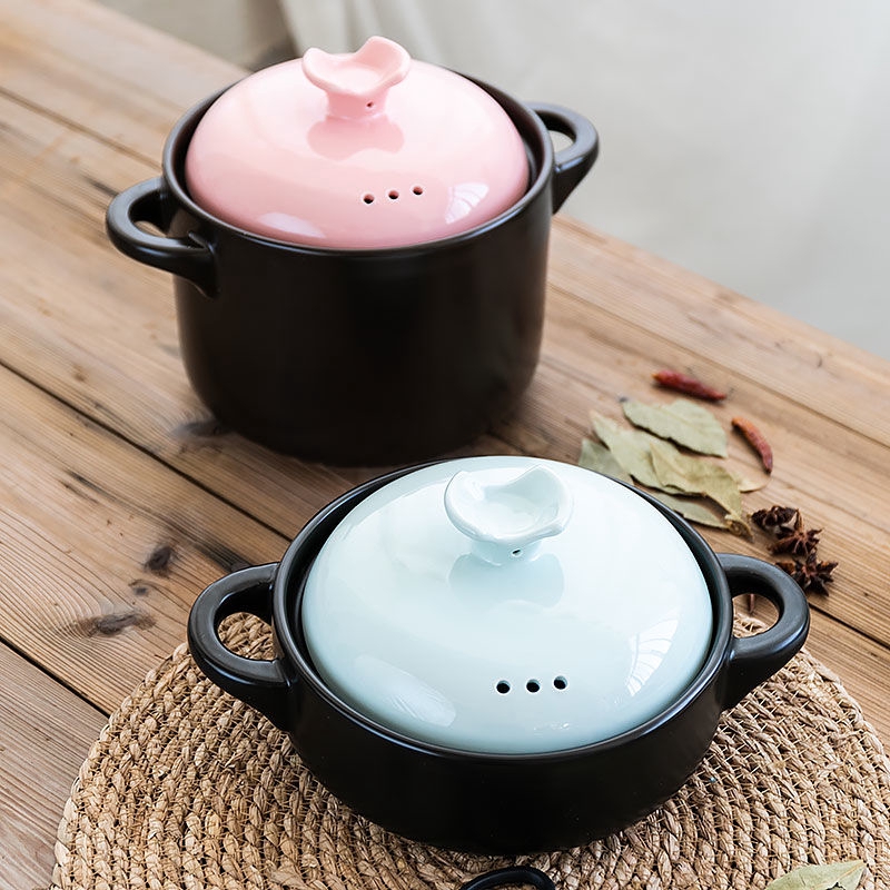 Hàng Có Sẵn Nồi Gốm Nấu Súp / Nồi Hầm Thức Ăn / Nồi Hầm Chịu Nhiệt Độ Cao Gia Đình