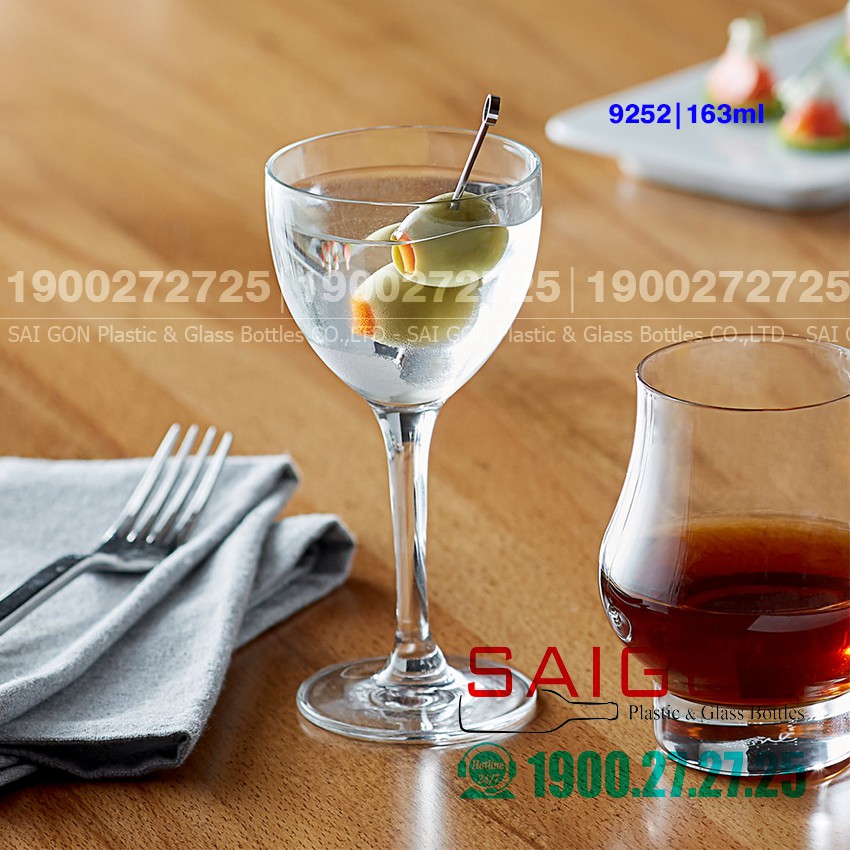 Ly Thủy Tinh Libbey Circa Cocktail Nick &amp; Nora 163ml | Thủy Tinh Cao Cấp , Nhâp khẩu E.U