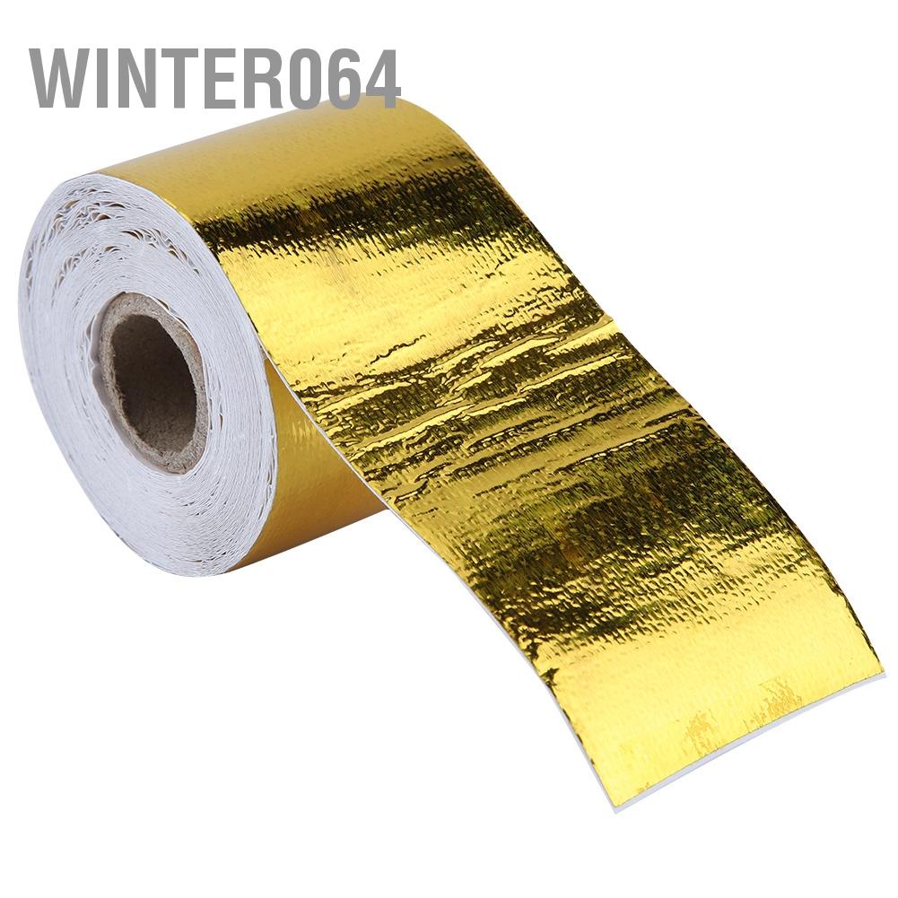 Cuộn giấy nhôm mạ vàng bọc cách nhiệt phản chiếu dành cho xe hơi Winter064
