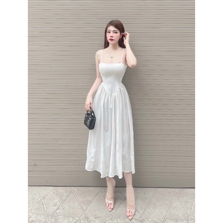 [ảnh thật] Đầm maxi 2 dây sang chảnh