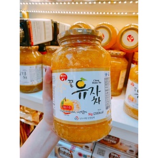 Mật ong chanh đào Hàn Quốc