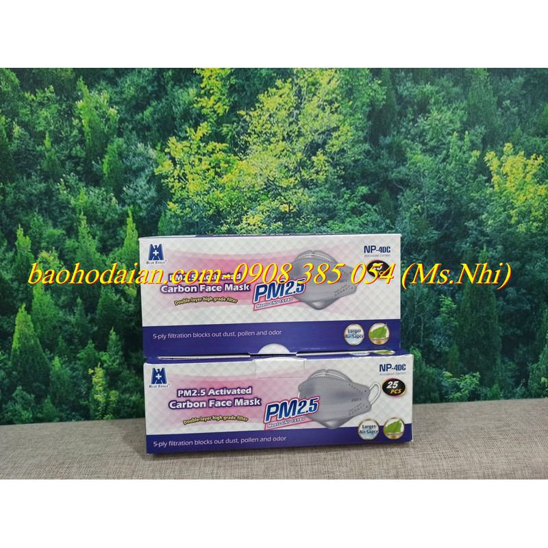 Khẩu trang kháng khuẩn chống bụi mịn Blue Eagle NP4DC