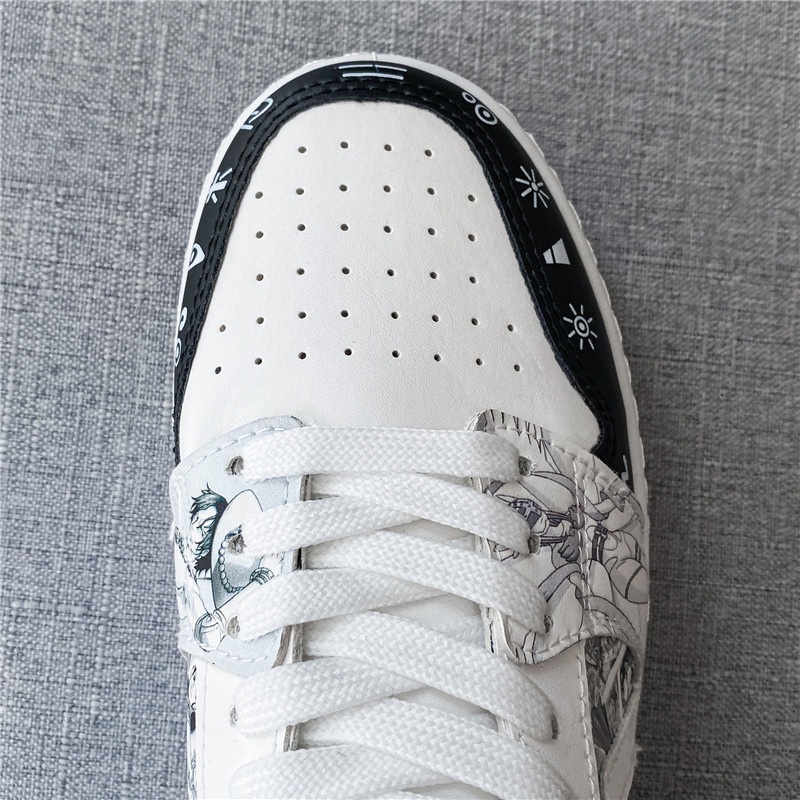 Giày sneaker in hoạt hình anime one piece thời trang size 36-44