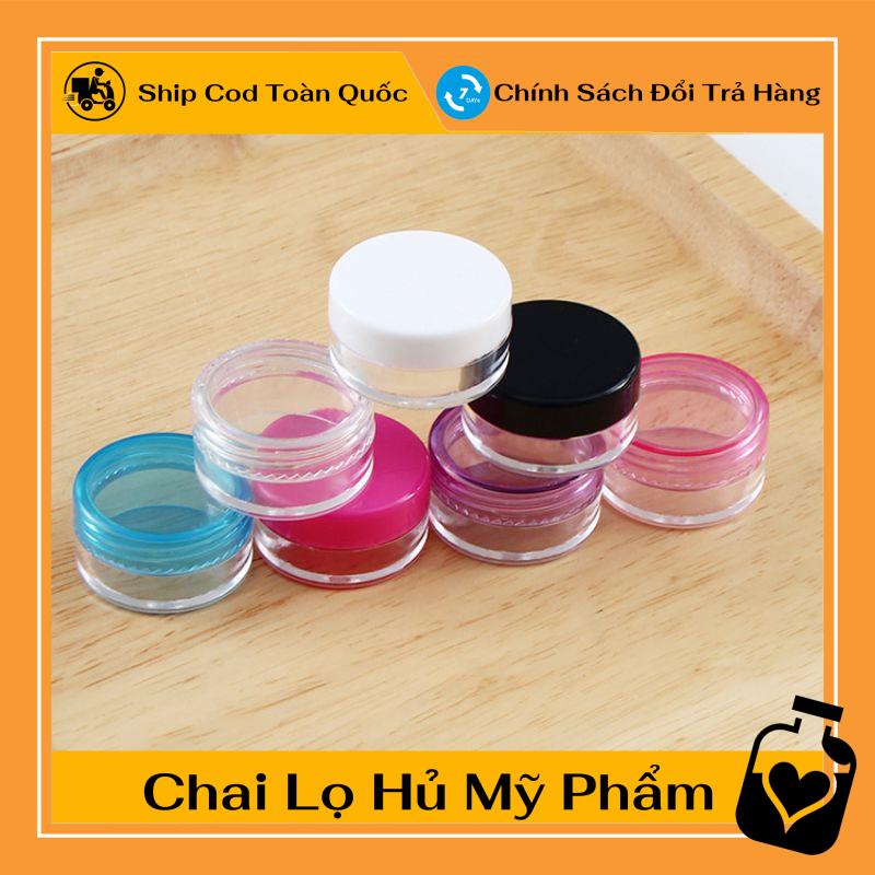 Hủ Đựng Kem ❤ TOP GIÁ RẺ ❤ Hũ chiết mỹ phẩm 3g,5g , Hũ chiết kem , chai lọ chiết mỹ phẩm , , phụ kiện du lịch