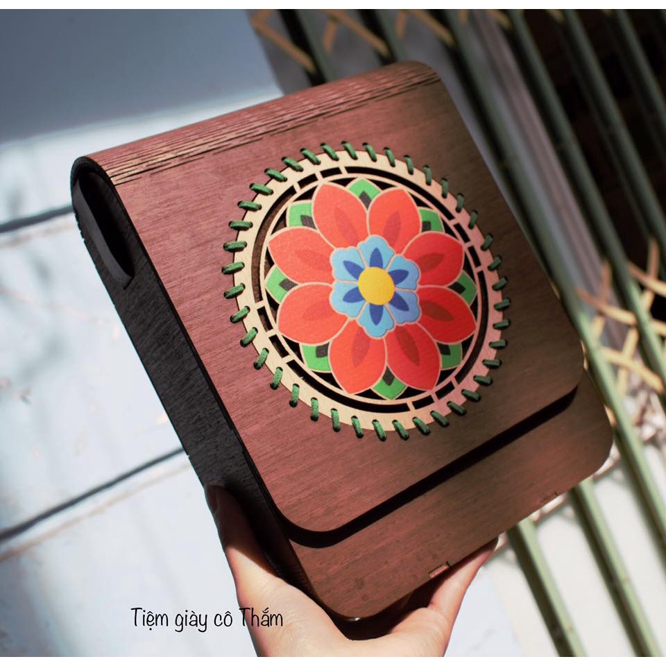 TÚI GỖ VINTAGE - TÚI DU LỊCH - TÚI BOHEMIAN