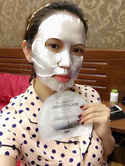 🍏🍒🍍Mặt Nạ Giấy Bạc Dưỡng Ẩm, Trắng Da, Chống Nhăn, Nâng Cơ và Chống Lão Hóa Banobagi 30ml x 10 miếng