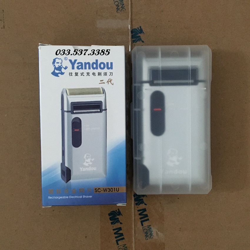 Máy cạo râu, máy cao râu cao cấp 301 thiết kế nhỏ gọn vừa tay cầm