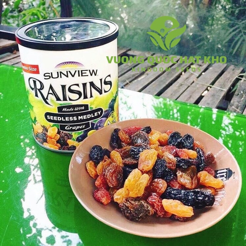 Nho Khô Mỹ Raisins 425G( loại 1)- Nho thập cẩm Jumbo size Sunview