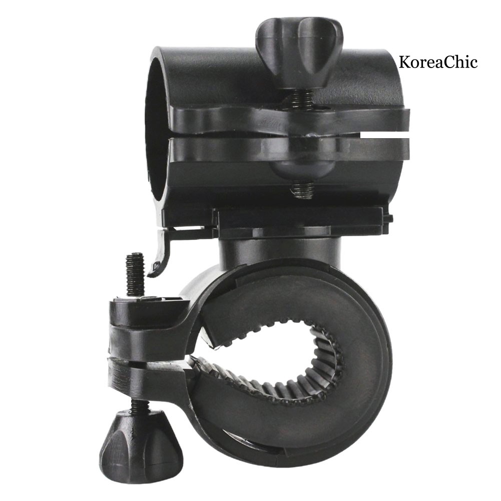 Giá đỡ đèn pin xoay 360 độ cho xe đạp