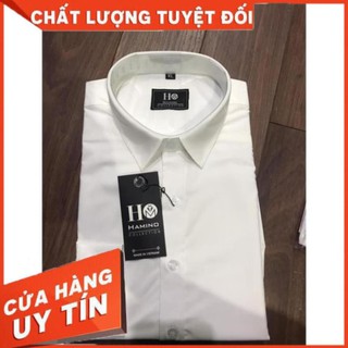 Sơ Mi Nam Cao Cấp Trắng Dài Tay Hamino - Áo sơ mi nam thời trang công sở Hàn Quốc - Chất vải lụa co giãn nhẹ, mặc mát