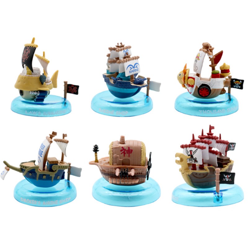 Combo 6 mô hình tàu hải tặc One Piece Vua Hải Tặc