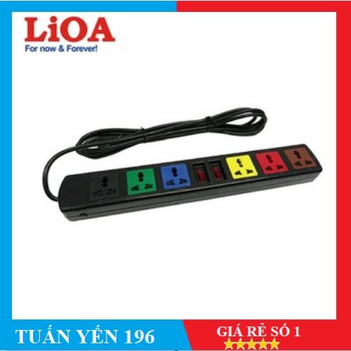 [GIÁ TỐT CHÍNH HÃNG] Ổ cắm kéo dài đa năng 6D32N Chất liệu bền bỉ, độ an toàn cao