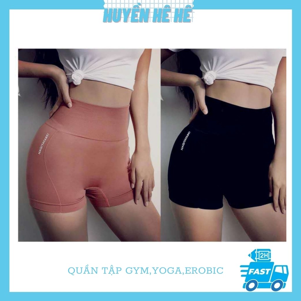 Quần tập gym ,yoga, earobic FREEESHIP Quần thể thao nữ cạp cao( nâng mông tôn dáng) MS127