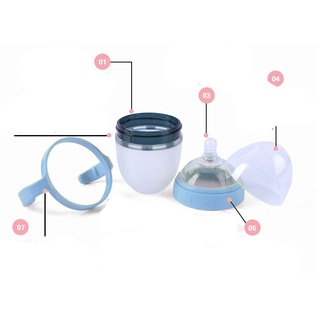 Núm ty bình silicon Gluck baby Premium