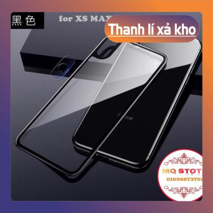 [K][COMBO] IPHONE XS MAX(6.5) CƯỜNG LỰC MẶT SAU+ CƯỜNG LỰC CAMERA CHÍNH HÃNG TOTU ^^