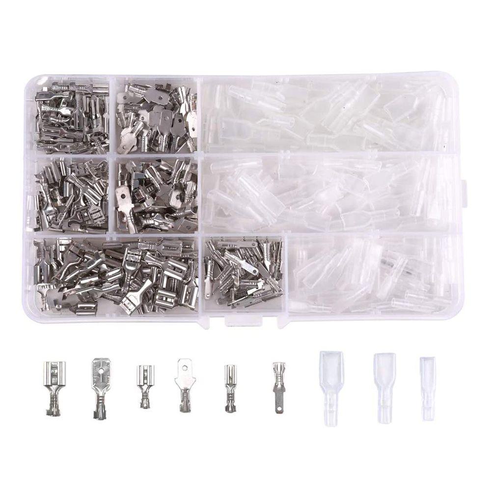 WATTLE Set 270 Đầu Nối Dây Điện Kèm Vỏ Bọc Cách Nhiệt Mới